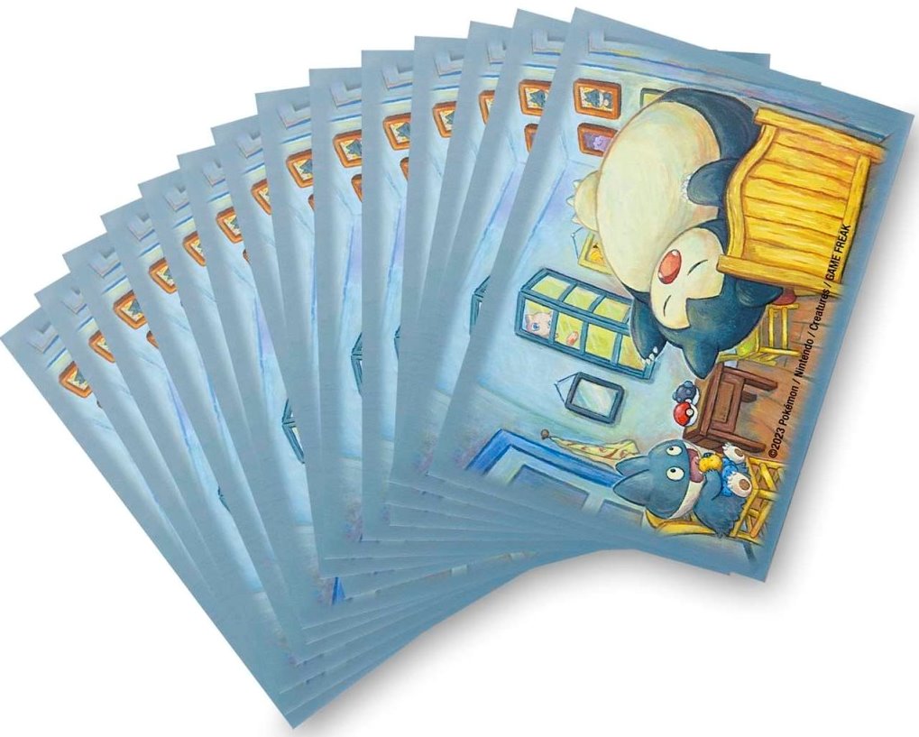 Pokémon Center × Van Gogh Museum accessories — Munchlax & Snorlax sleeves English Pokémon TCG product