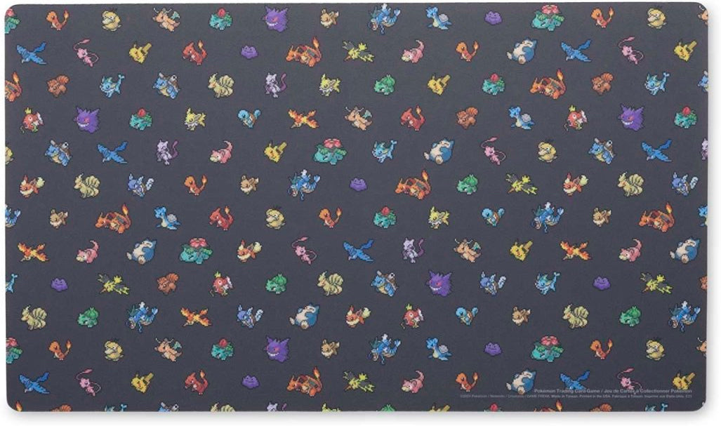 January 2024 Pokémon Center accessories — Pokémon Pixels Playmat English Pokémon TCG product
