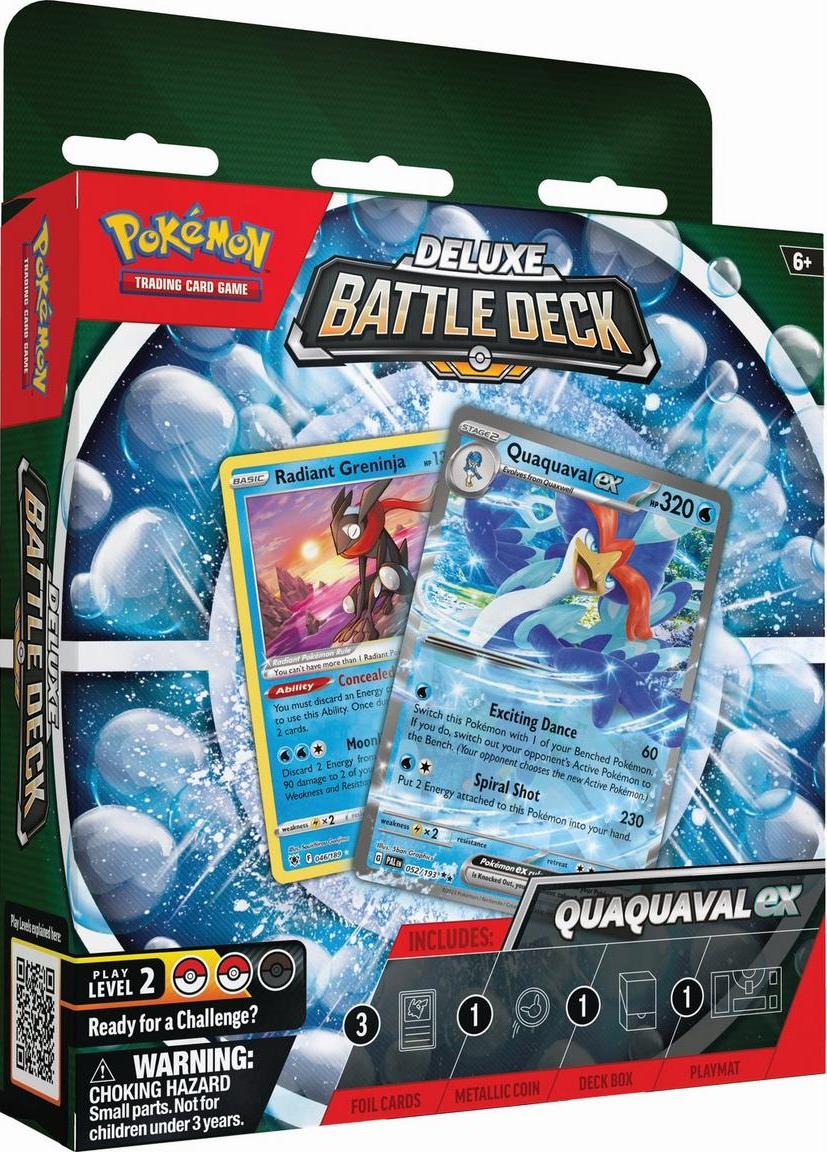 Meowscarada ex & Quaquaval ex Deluxe Battle Decks — Quaquaval ex Deluxe Battle Deck English Pokémon TCG product