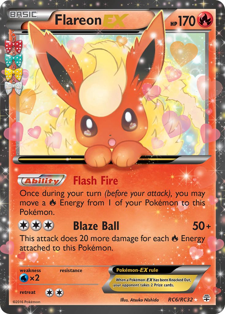 Flareon EX - Generations: Radiant Collection #RC6