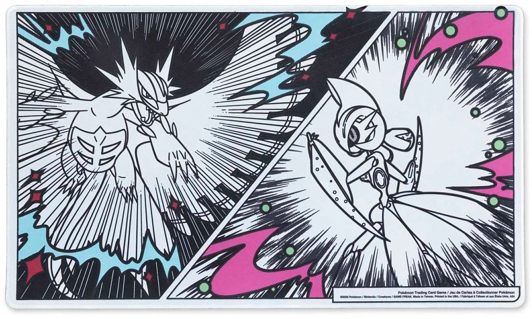 April 2025 Pokémon Center accessories — Roaring Moon & Iron Valiant Playmat — Pokémon TCG [EN] — FrostPeak Collectibles