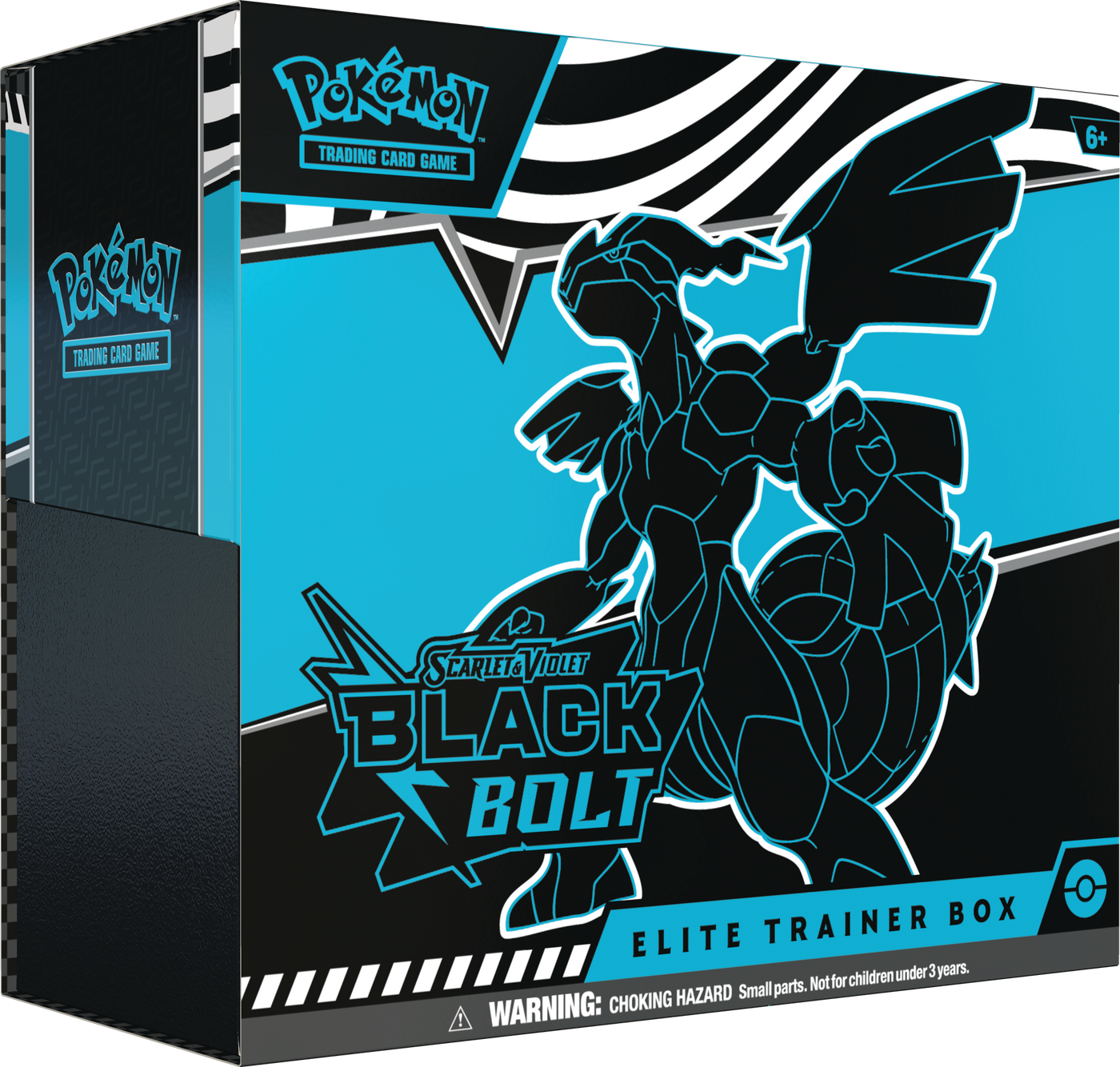 Black Bolt & White Flare Elite Trainer Box — Black Bolt Box English Pokémon TCG product