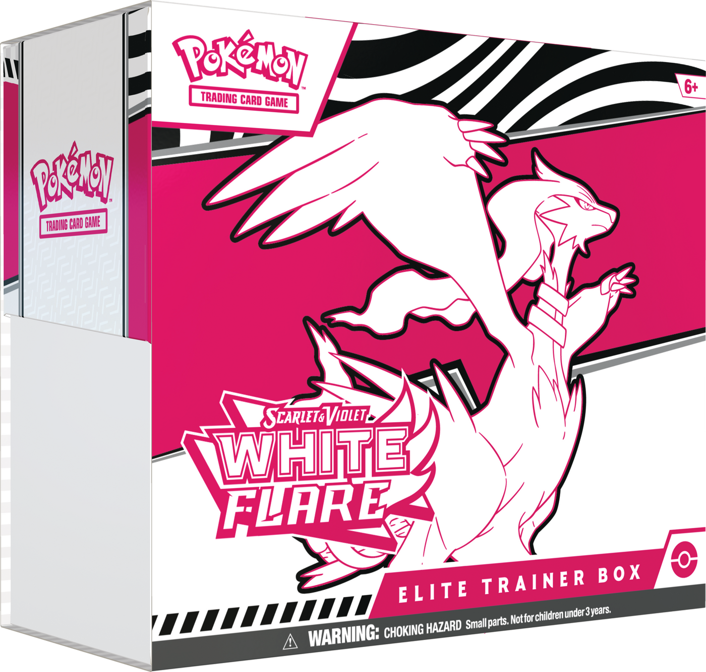 Black Bolt & White Flare Elite Trainer Box — White Flare Box English Pokémon TCG product