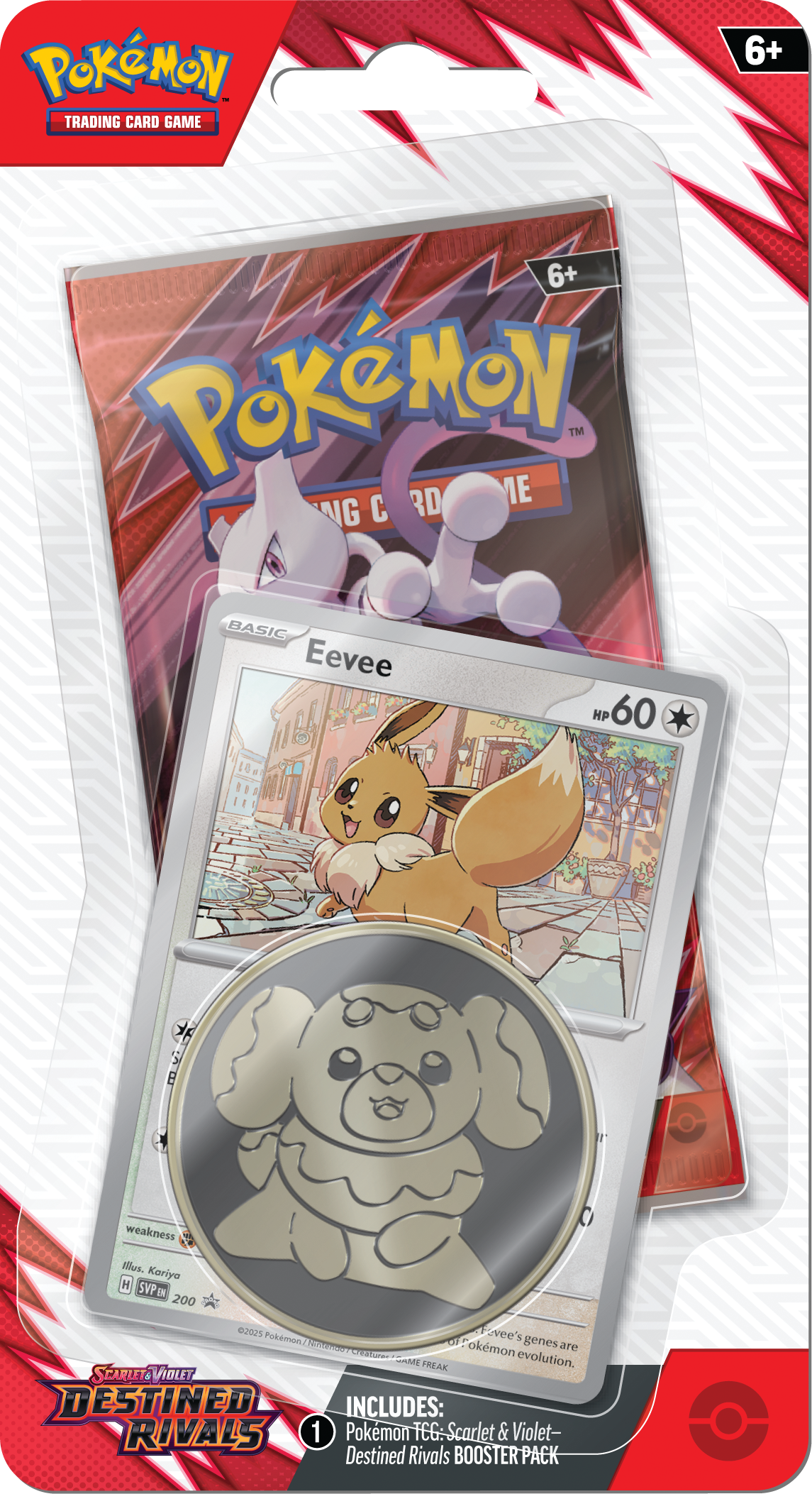 Destined Rivals Blisters — Eevee Blister English Pokémon TCG product