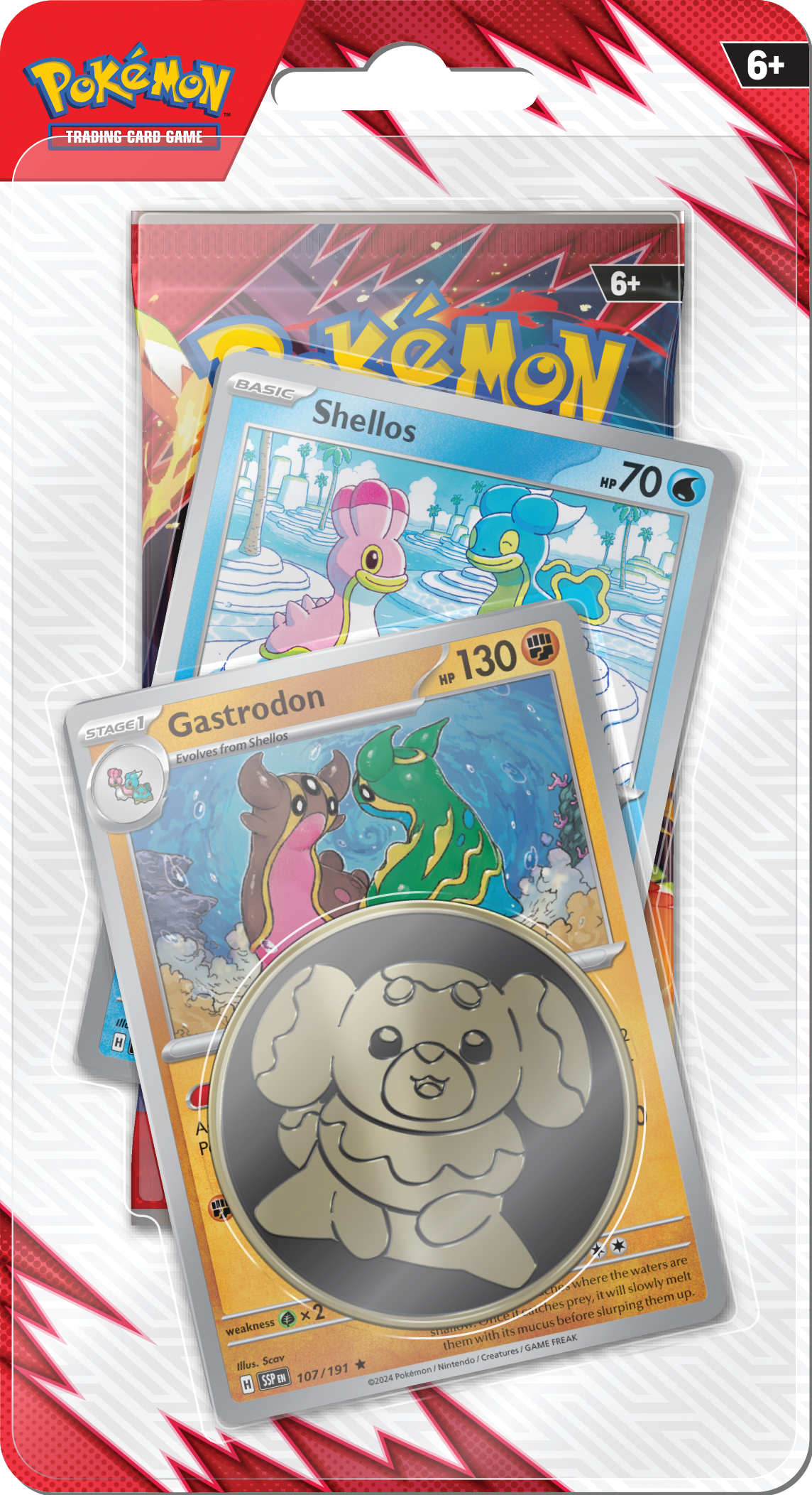 Destined Rivals Blisters — Gastrodon Blister English Pokémon TCG product
