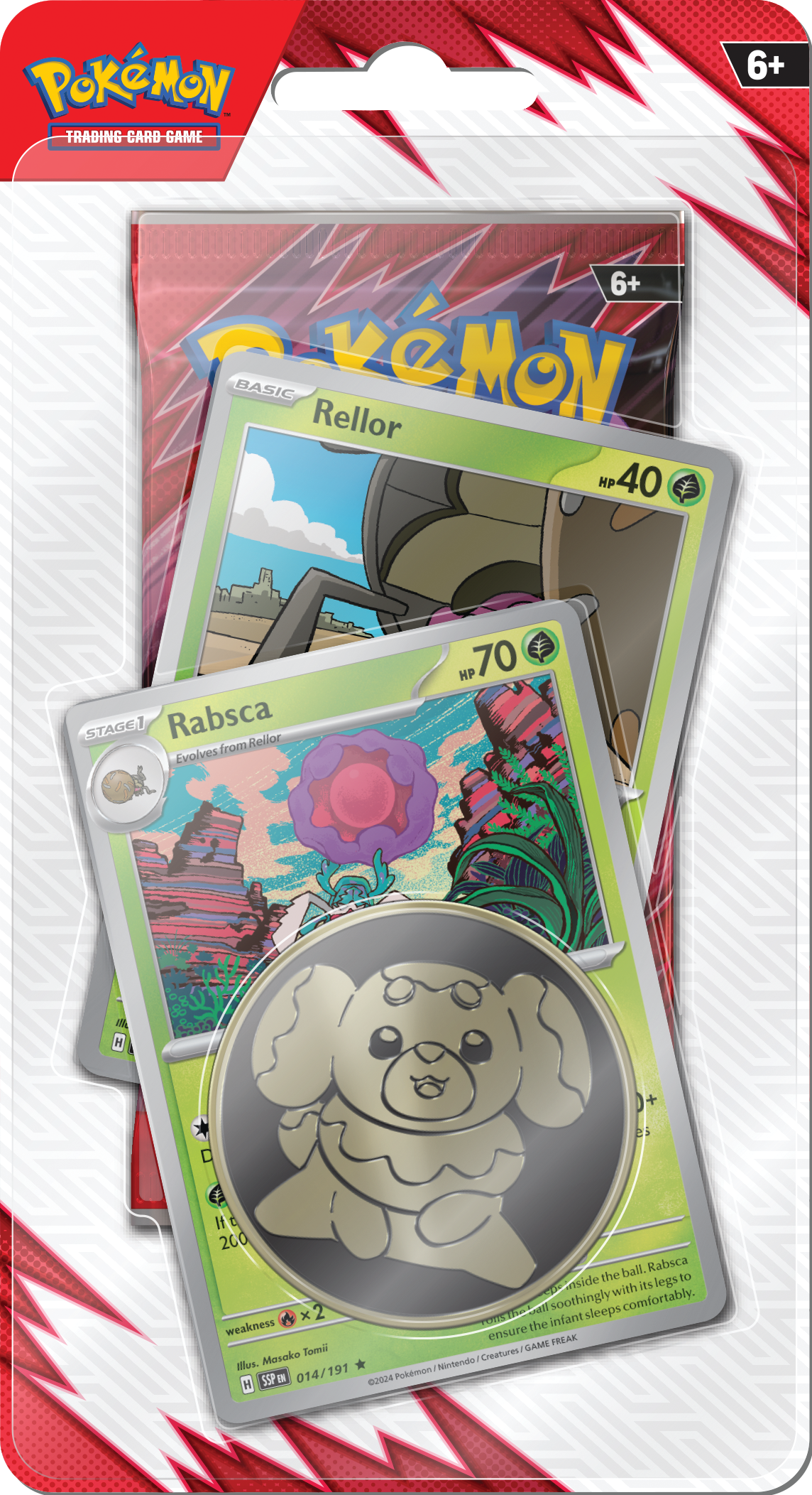 Destined Rivals Blisters — Rabsca Blister English Pokémon TCG product