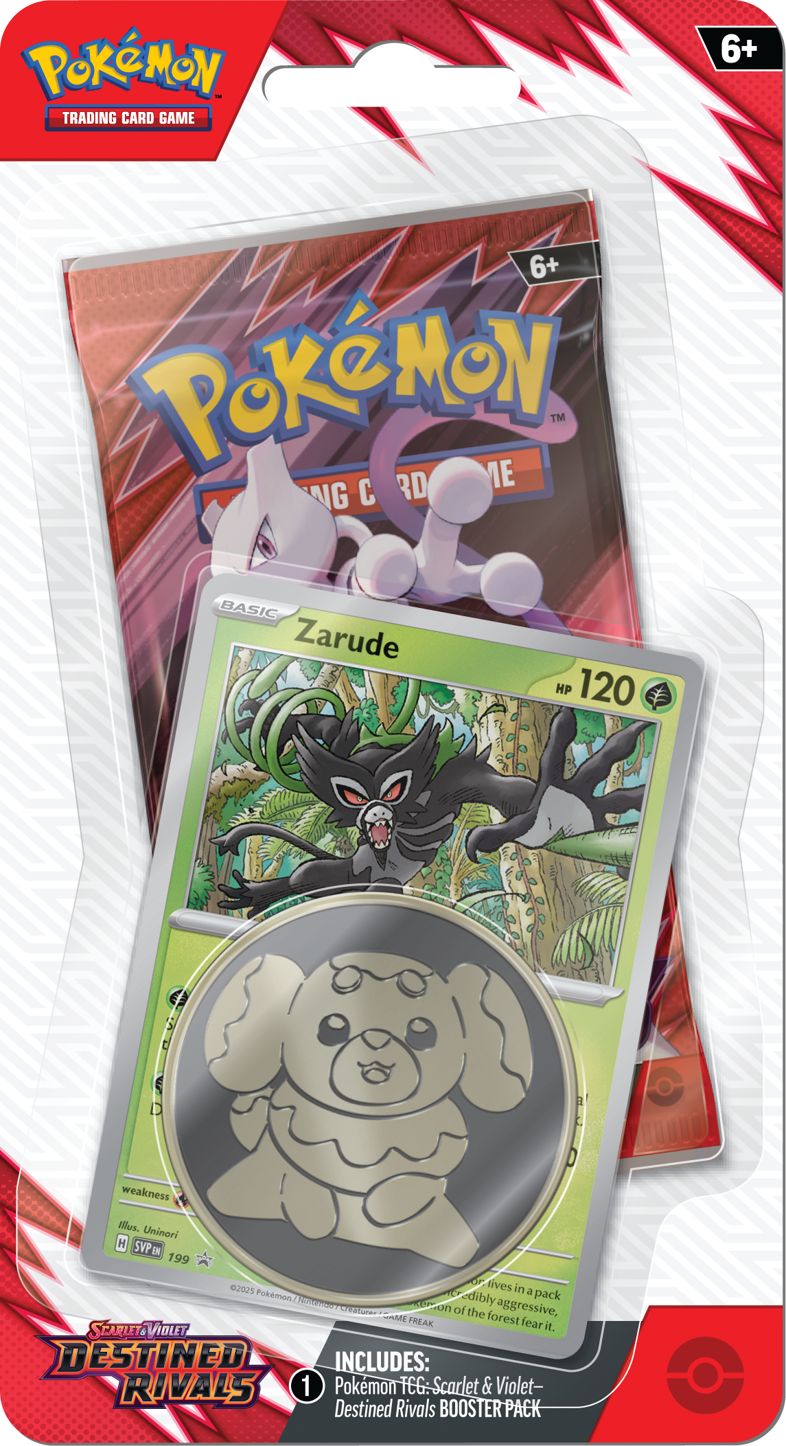 Destined Rivals Blisters — Zarude Blister English Pokémon TCG product