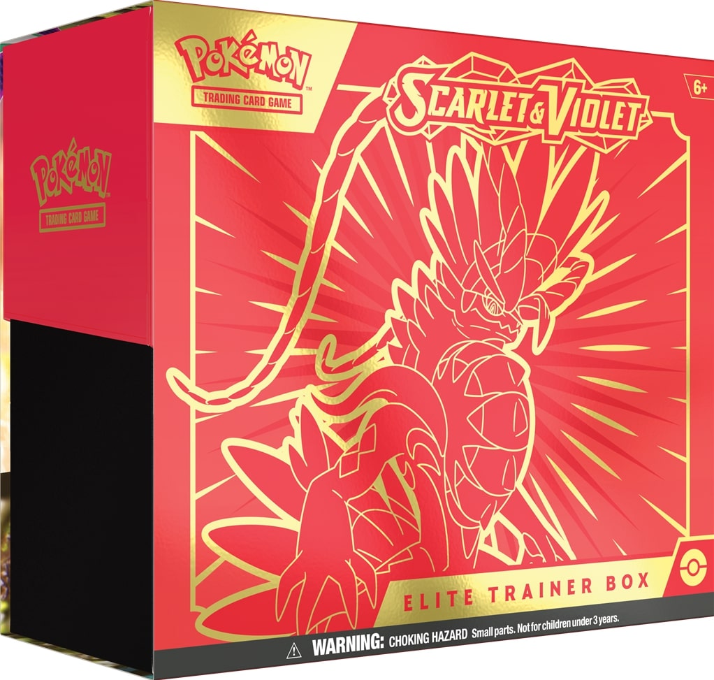Scarlet & Violet Elite Trainer Box — Koraidon Box English Pokémon TCG product