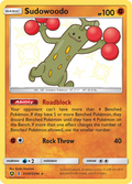 Sudowoodo SV20/SV94 Hidden Fates Shiny Vault English Pokémon card