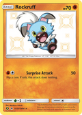 Rockruff SV23/SV94 Hidden Fates Shiny Vault English Pokémon card