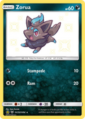 Zorua SV25/SV94 Hidden Fates Shiny Vault English Pokémon card