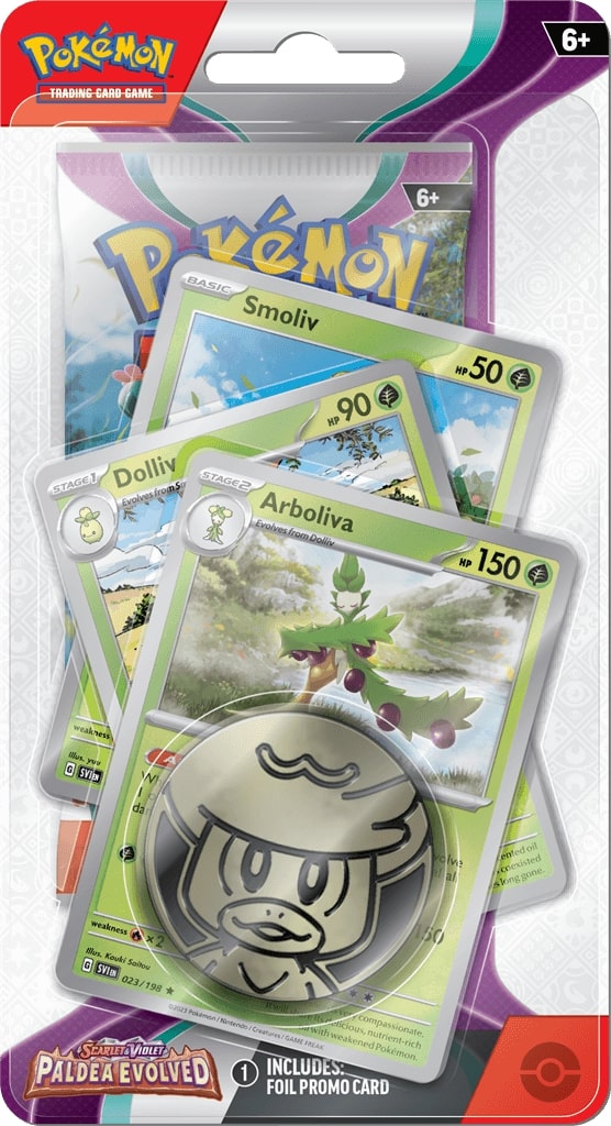 Paldea Evolved Blisters — Arboliva Blister English Pokémon TCG product