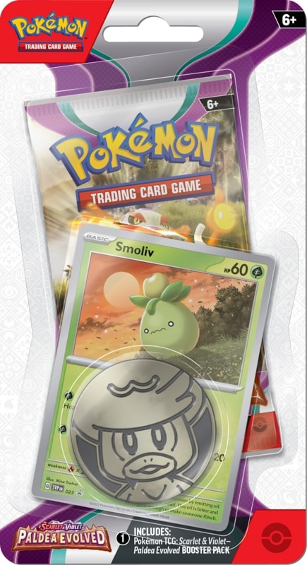 Paldea Evolved Blisters — Smoliv Blister English Pokémon TCG product
