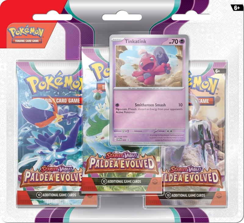 Paldea Evolved Blisters — Tinkatink Blister English Pokémon TCG product