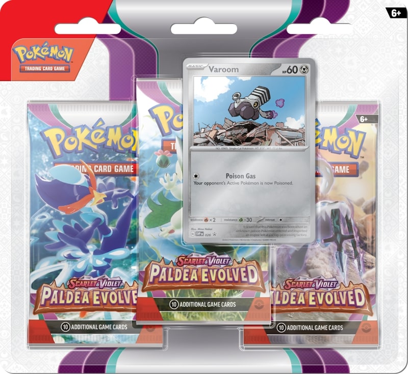 Paldea Evolved Blisters — Varoom Blister English Pokémon TCG product
