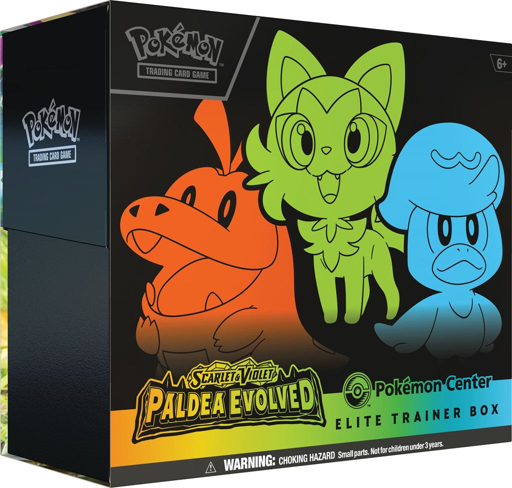 Paldea Evolved Elite Trainer Box — Pokémon Center Elite TrainerBox English Pokémon TCG product