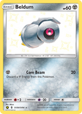 Beldum SV30/SV94 Hidden Fates Shiny Vault English Pokémon card