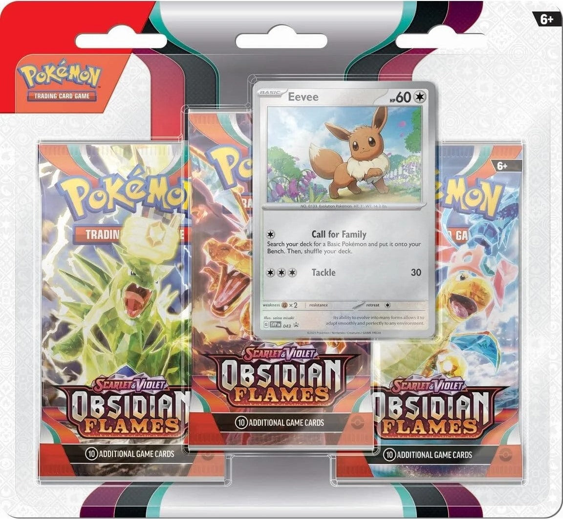 Obsidian Flames Blisters — Eevee Blister English Pokémon TCG product