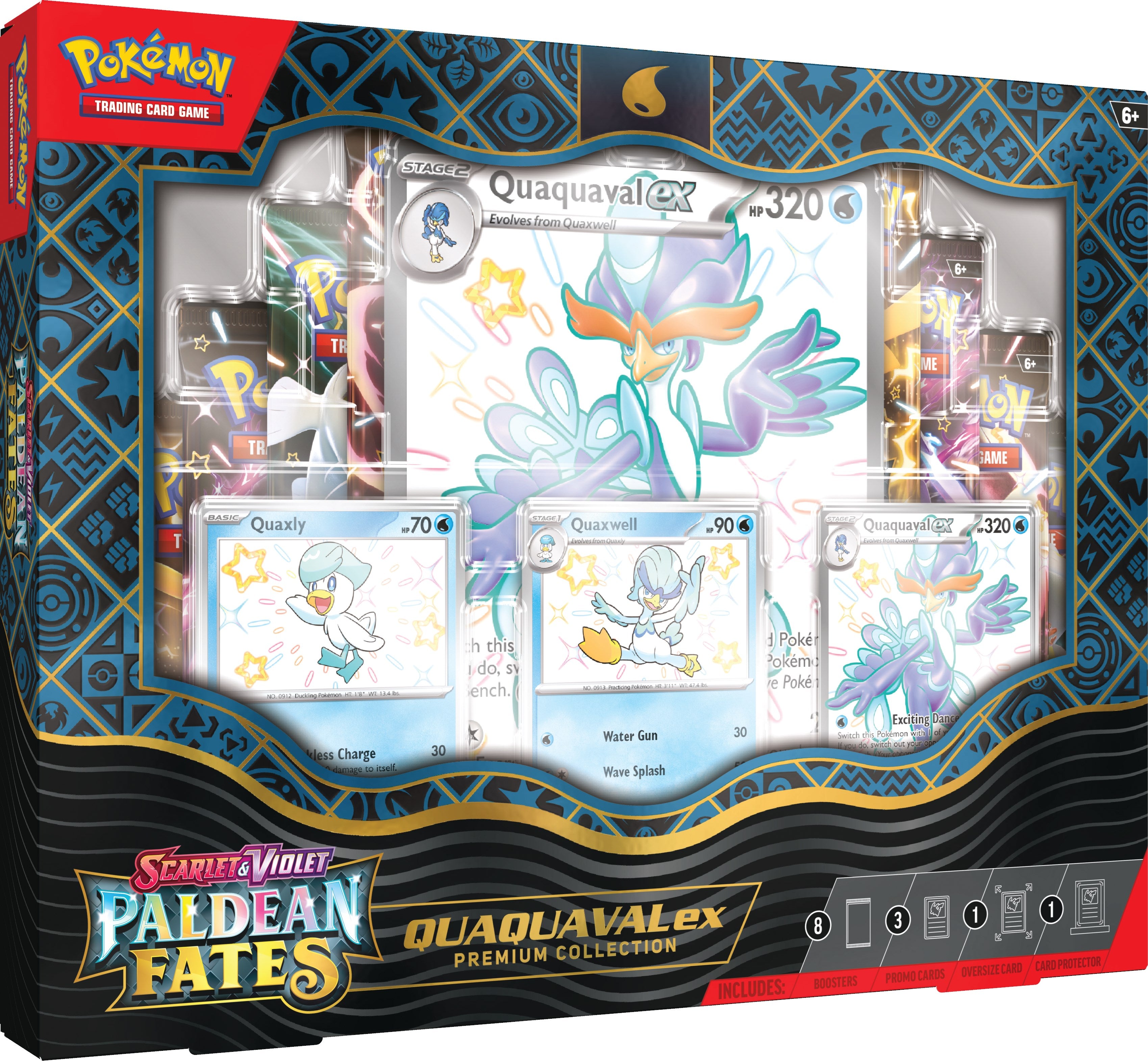 Paldean Fates Premium Collections — Quaquaval collection English Pokémon TCG product