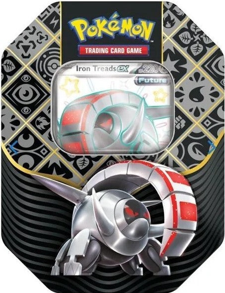 Paldean Fates Tins — Small Iron Treads Tin English Pokémon TCG product