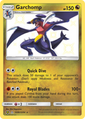 Garchomp SV40/SV94 Hidden Fates Shiny Vault English Pokémon card