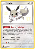 Eevee SV41/SV94 Hidden Fates Shiny Vault English Pokémon card