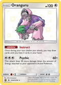 Oranguru SV44/SV94 Hidden Fates Shiny Vault English Pokémon card