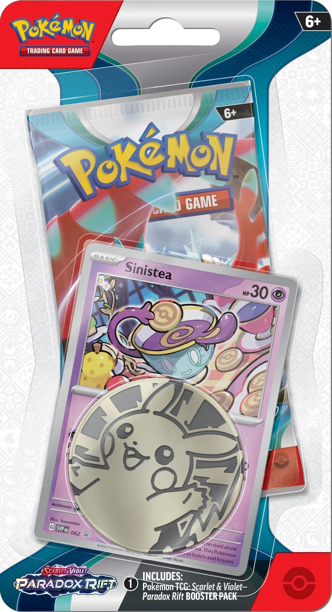 Paradox Rift Blisters — Sinistea Blister English Pokémon TCG product