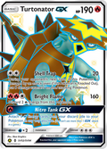 Turtonator GX SV52/SV94 Hidden Fates Shiny Vault English Pokémon card