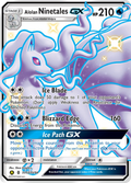 Alolan Ninetales GX SV53/SV94 Hidden Fates Shiny Vault English Pokémon card