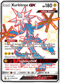 Xurkitree GX SV58/SV94 Hidden Fates Shiny Vault English Pokémon card
