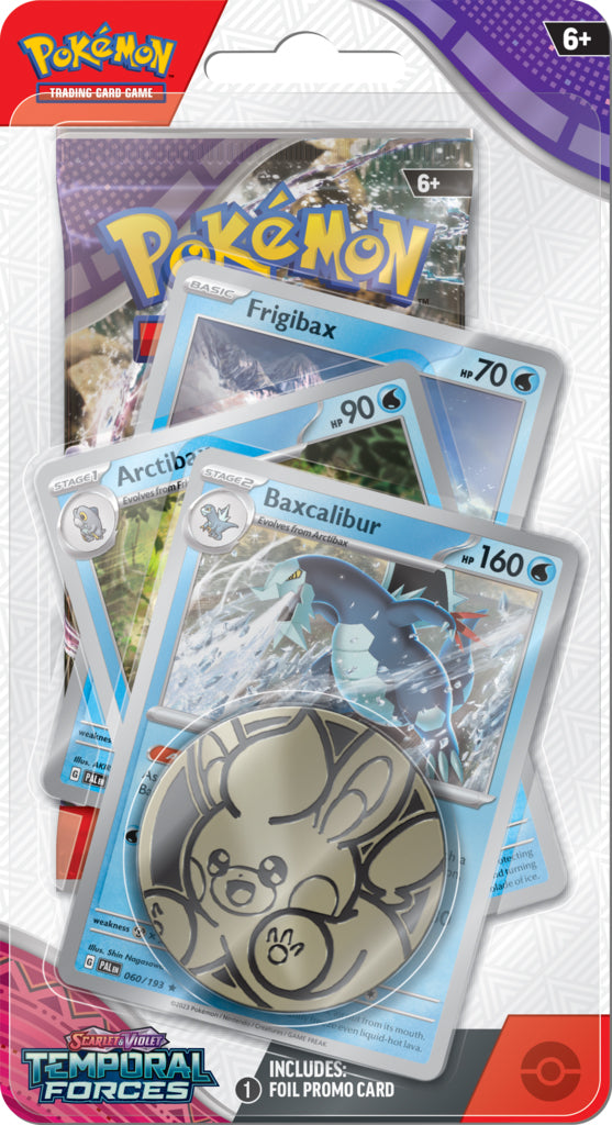 Temporal Forces Blisters — Baxcalibur Blister English Pokémon TCG product
