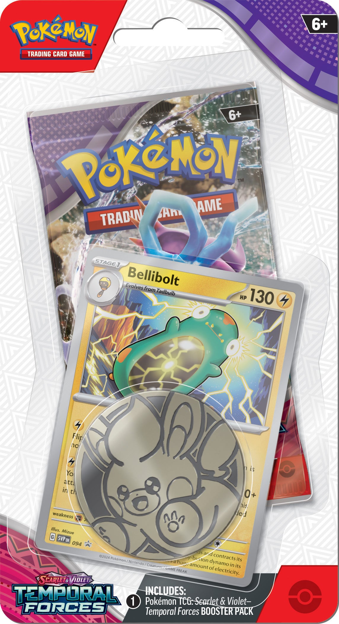 Temporal Forces Blisters — Bellibolt Blister English Pokémon TCG product