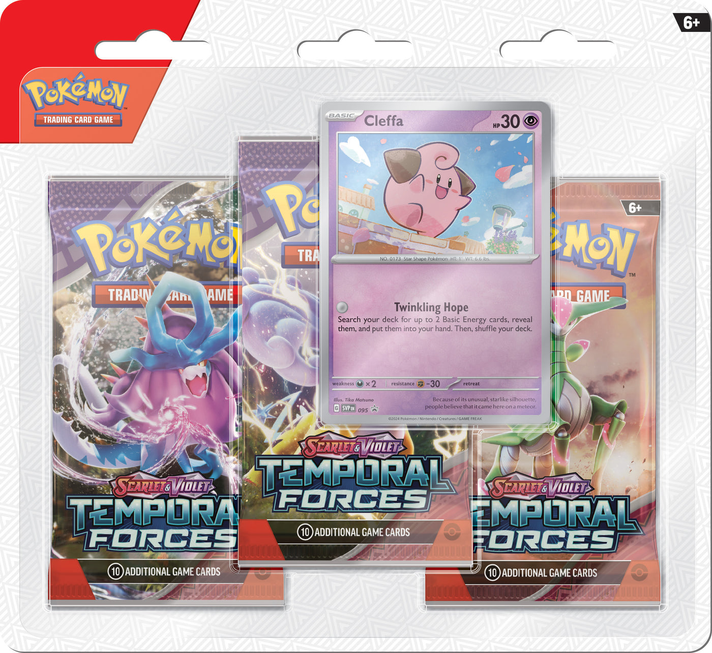 Temporal Forces Blisters — Cleffa Blister English Pokémon TCG product