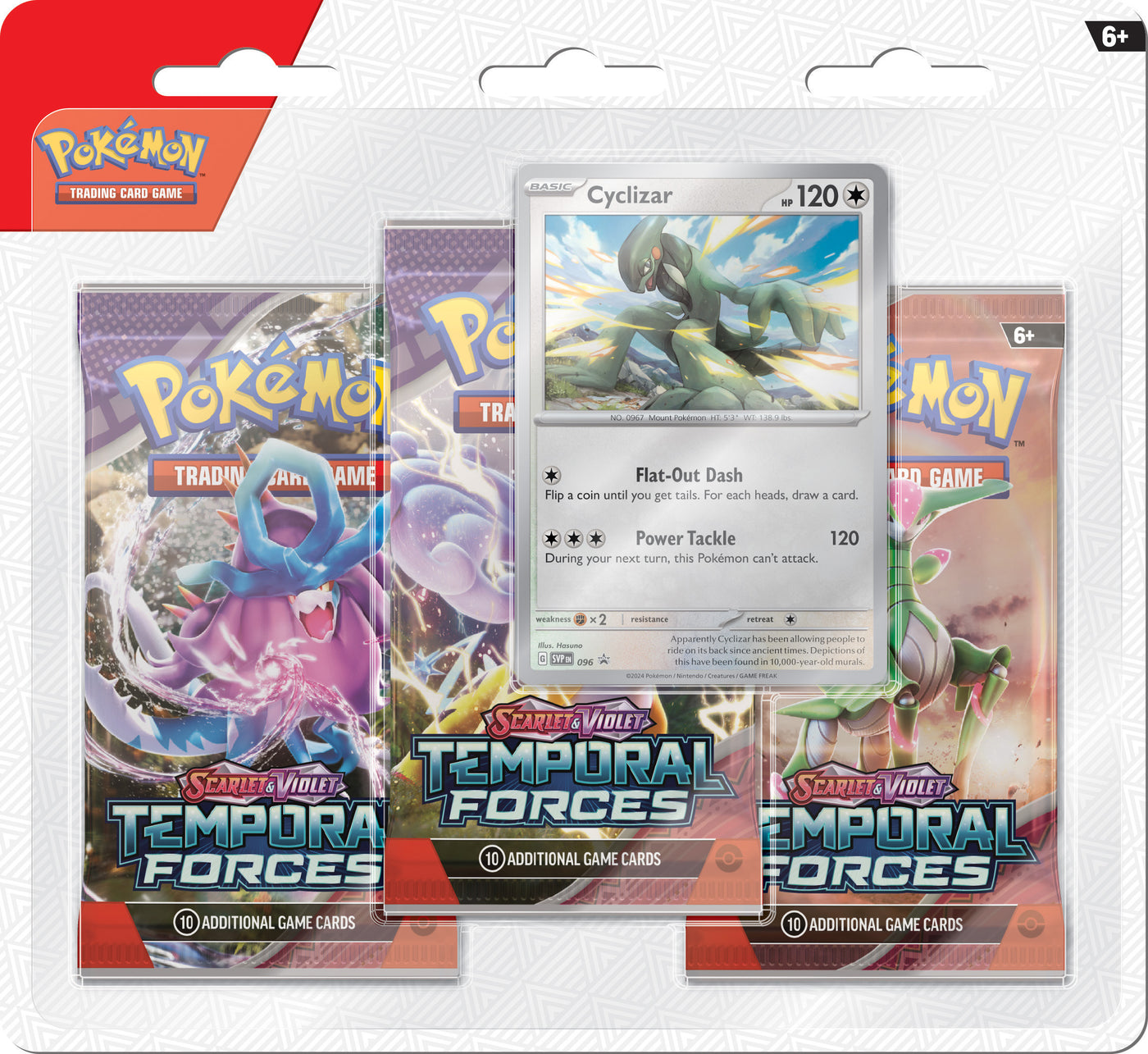 Temporal Forces Blisters — Cyclizar Blister English Pokémon TCG product