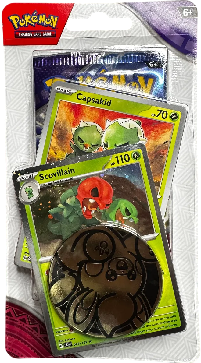 Temporal Forces Blisters — Scovillain Blister English Pokémon TCG product