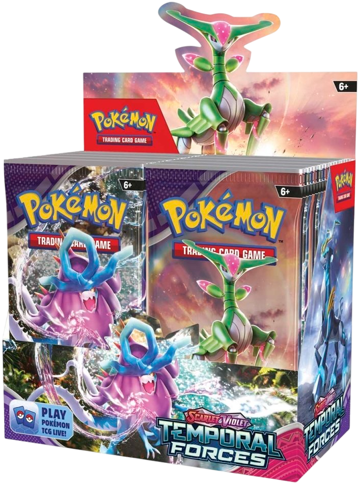 Temporal Forces Booster Display Box — Temporal Forces BoosterDisplay Box English Pokémon TCG product