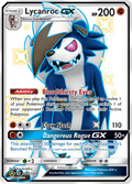 Lycanroc GX SV66/SV94 Hidden Fates Shiny Vault English Pokémon card