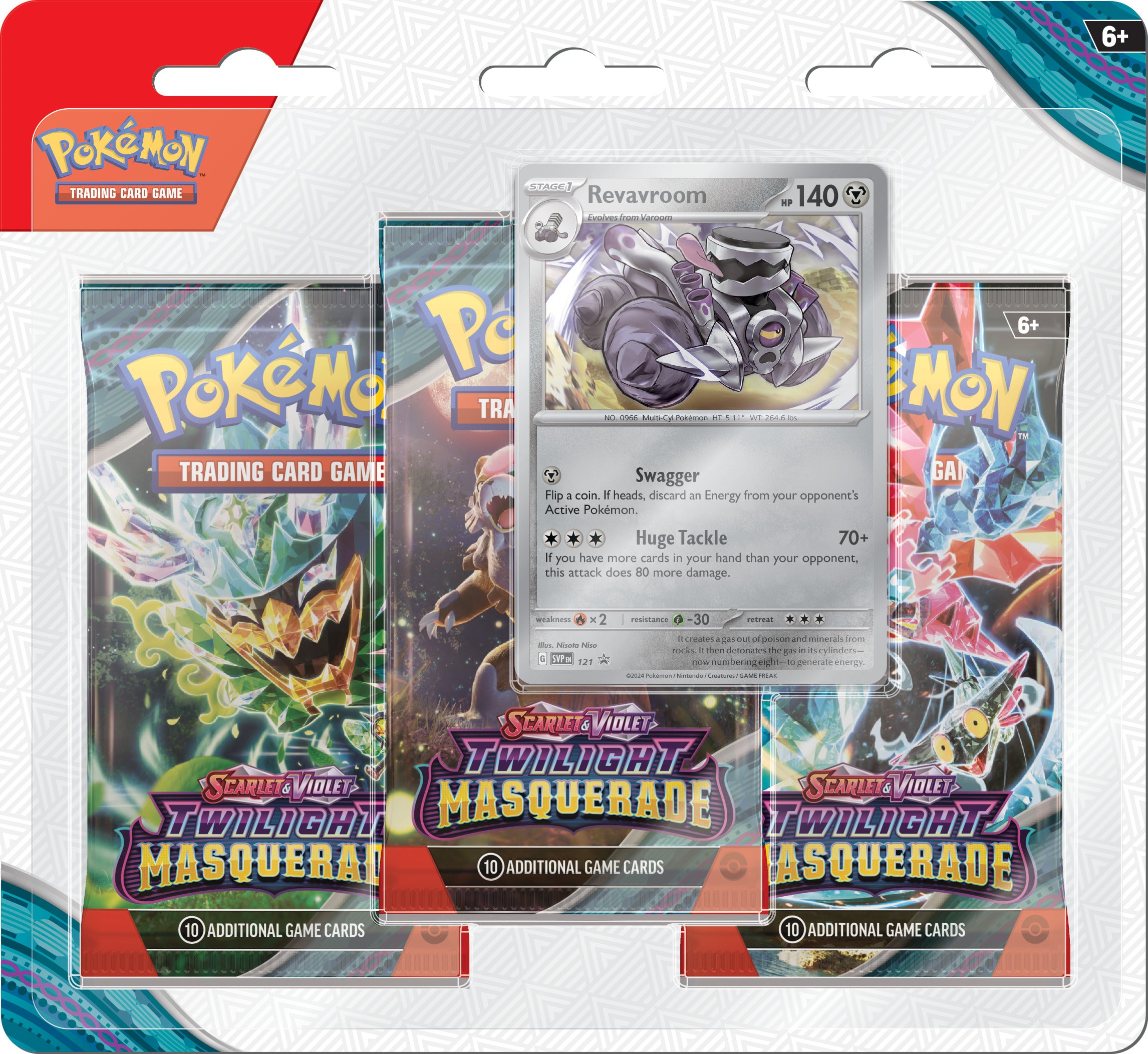 Twilight Masquerade Blisters — Revavroom Blister English Pokémon TCG product