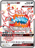 Guzzlord GX SV71/SV94 Hidden Fates Shiny Vault English Pokémon card