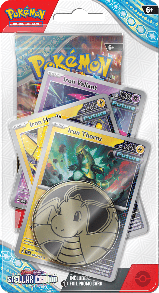 Stellar Crown Blisters — Iron Thorns Blister English Pokémon TCG product