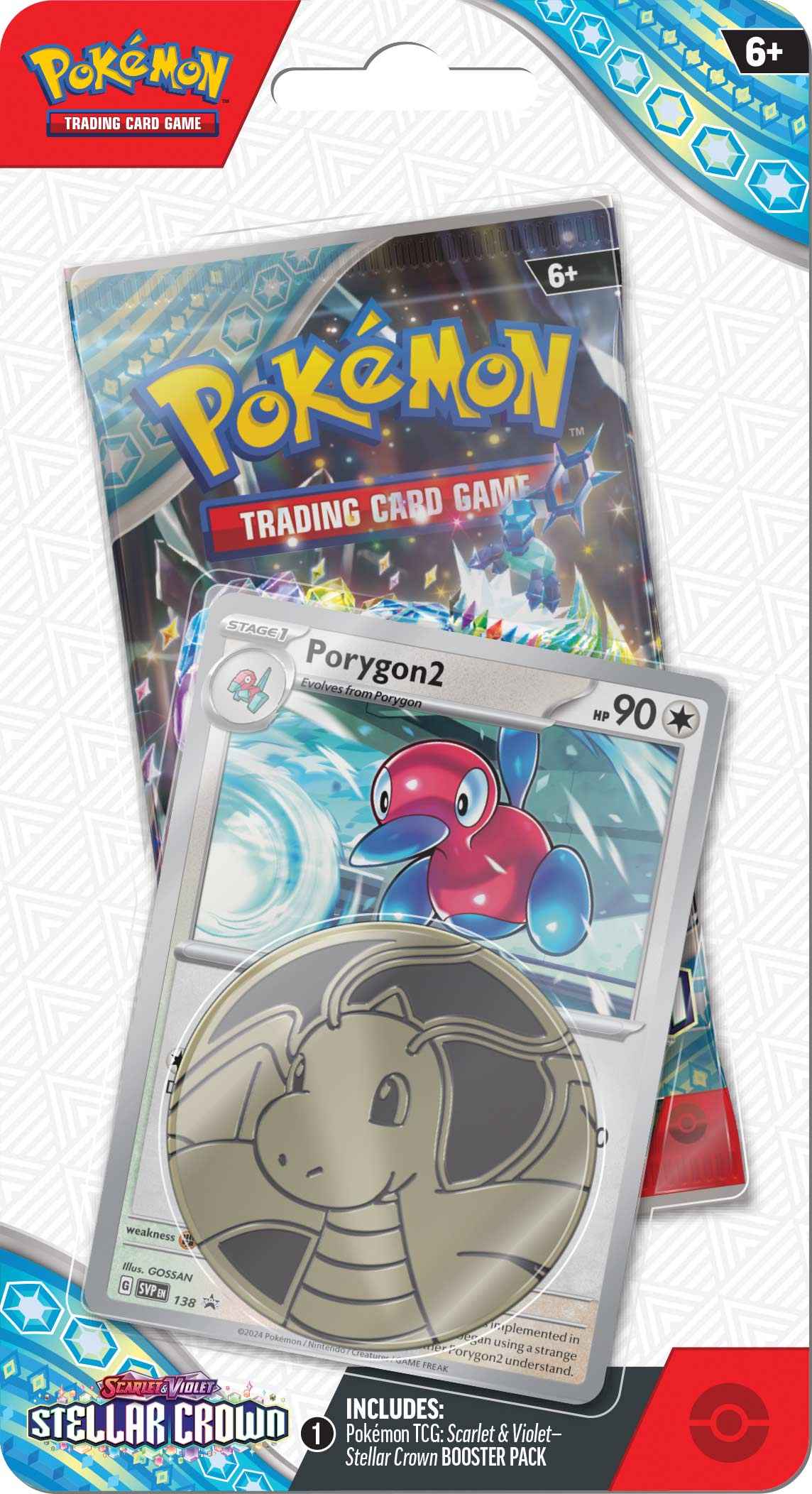 Stellar Crown Blisters — Porygon2 Blister English Pokémon TCG product