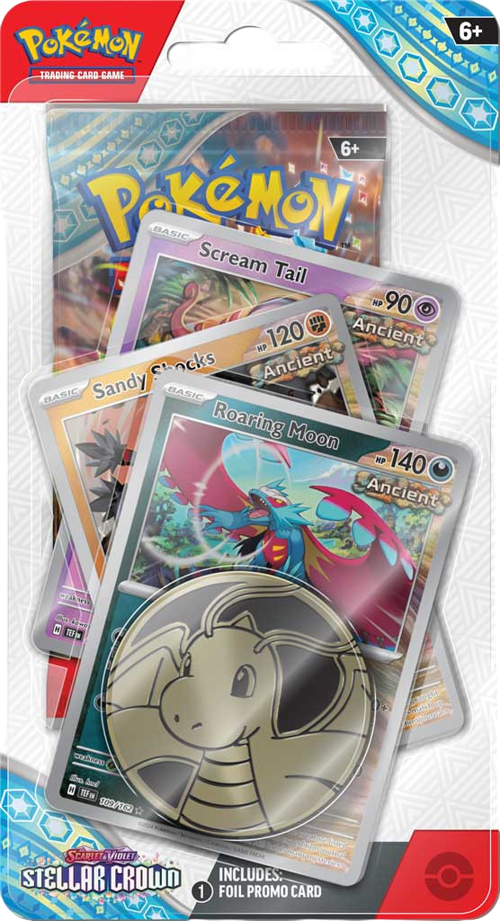 Stellar Crown Blisters — Roaring Moon Blister English Pokémon TCG product