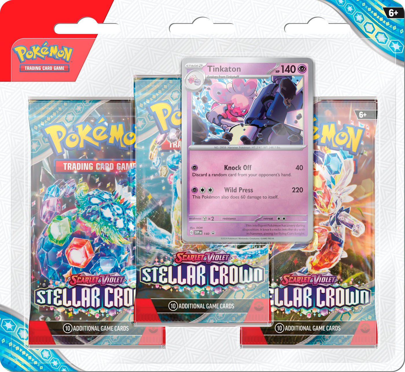 Stellar Crown Blisters — Tinkaton Blister English Pokémon TCG product