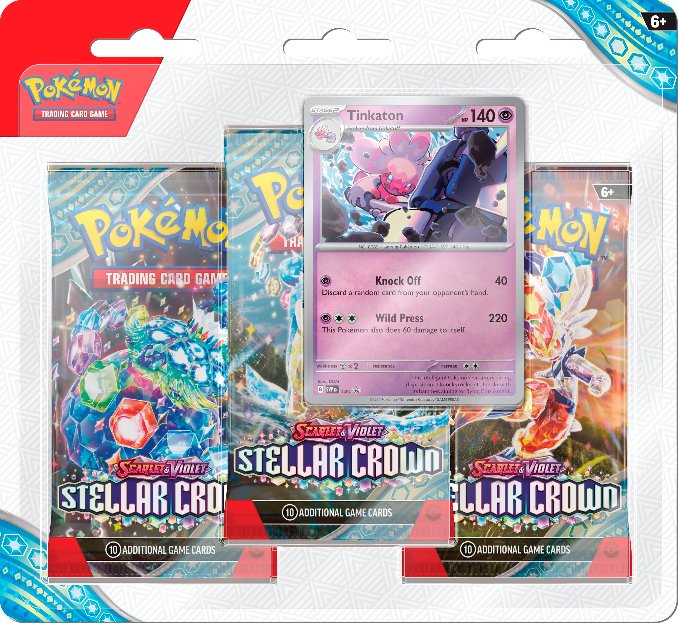 Stellar Crown Blisters — Tinkaton Blister English Pokémon TCG product
