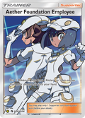 Aether Foundation Employee SV81/SV94 Hidden Fates Shiny Vault English Pokémon card