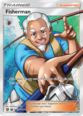Fisherman SV83/SV94 Hidden Fates Shiny Vault English Pokémon card