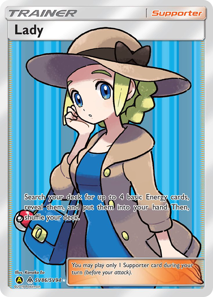Lady SV86/SV94 Hidden Fates Shiny Vault English Pokémon card