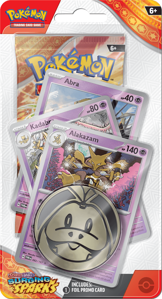 Surging Sparks Blisters — Alakazam Blister English Pokémon TCG product