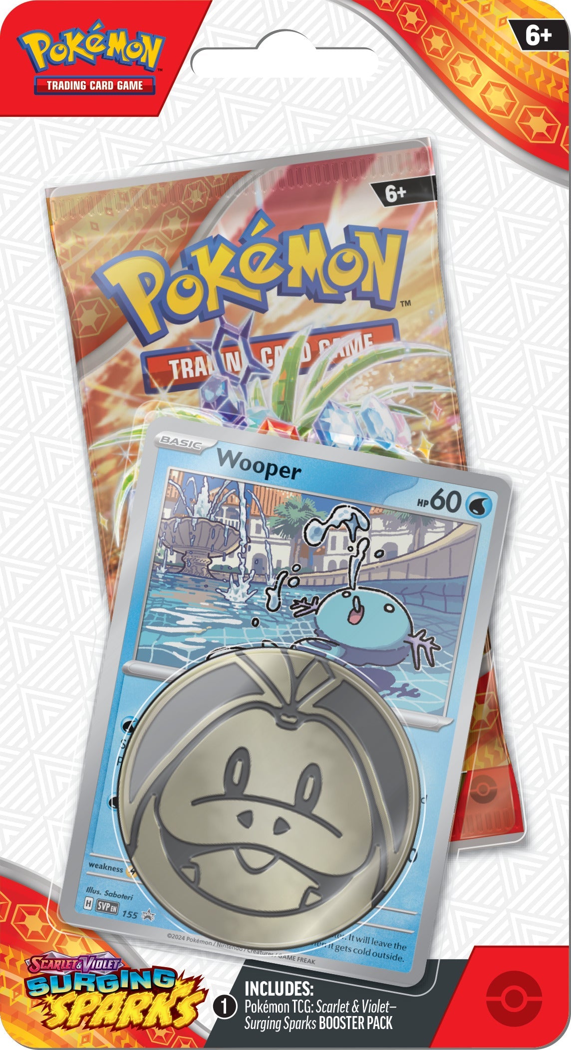 Surging Sparks Blisters — Wooper Blister — Pokémon TCG [EN] — FrostPeak Collectibles